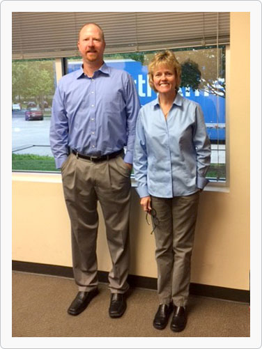 Berger Allied Austin General Manager Scott Thornton and OA/DA Coordinator Lynne Widman