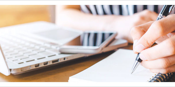 Woman researching and creating a timeline for an upcoming move | Berger Allied