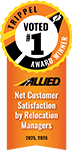 Trippel Banner Two Years with Allied logo